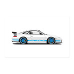 996 GT3 RS Profile Series (White/Blue)