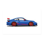 997.2 GT3 RS Profile Series (Blue/Orange)