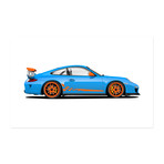 997.2 GT3 RS Profile Series (Blue/Orange)