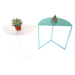 Medialuna End Table (White)