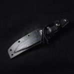 B-1 Hand Forged Damascus Fixed Blade Knife