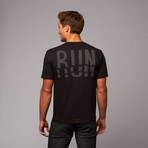 Run Dri Balance Tee // Black (L)