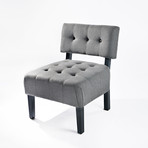 Rowan Chair + Pull Out Shelf (Gray)