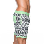 Hunter Swim Short Long // Green (M)