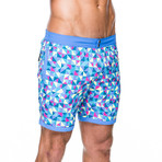 Cabana Swim Short Long // Blue (M)