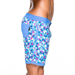 Cabana Swim Short Long // Blue (M)