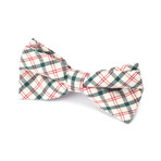 Plaid Bow Tie // Green + Red