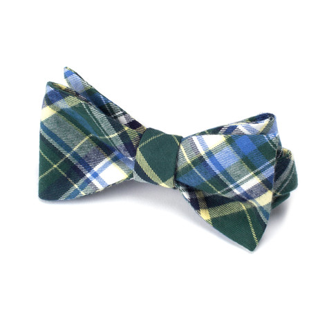 Plaid Bow Tie // Blue + Green