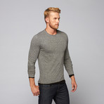 Threads for Thought // Robb Double Layer Crew Neck // Heather Charcoal  (2XL)