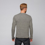 Threads for Thought // Robb Double Layer Crew Neck // Heather Charcoal  (M)