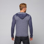 Threads for Thought // Thermal Hooded Henley // Medieval Blue (S)