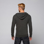 Threads For Thought // Triblend Hoodie // Raven (M)