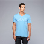 Hugo Boss // Shadow Logo Tee // Light Blue (2XL)