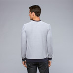 Hugo Boss // Salbo Sweater // Navy + Cream (2XL)