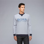 Hugo Boss // Salbo Sweater // Navy + Cream (S)