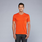 Lacoste // Pima V-Neck // Citrouille (2XL)