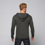 Fleece Zip Hoodie // Heather Grey (S)