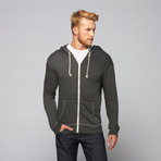 Fleece Zip Hoodie // Heather Grey (S)