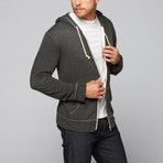 Fleece Zip Hoodie // Heather Grey (S)
