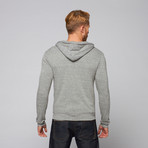 Threads For Thought // Burnout Triblend Hoodie // Heather Grey (S)