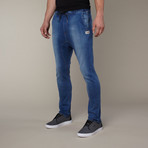 Dropper Denim Jogger // Medium Wash (32WX32L)