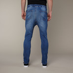 Dropper Denim Jogger // Medium Wash (32WX32L)