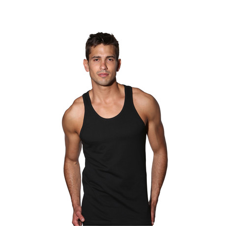 4-Pack 100% Cotton Tank // Black (XL) - Levi's - Touch of Modern