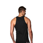 4-Pack 100% Cotton Tank // Black (S)