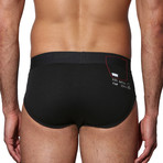 Levi's // 4-Pack 100% Cotton Brief // Black (S)