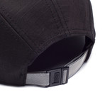 Ride 5 Panel Cap // Black