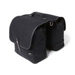 Double Pannier Bag (Black Canvas/Black Leather)