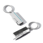 Casco Azzurro Keyring // Tire Gauge