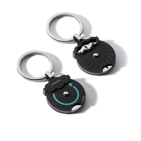 Casco Azzurro Keyring // Hour Disk