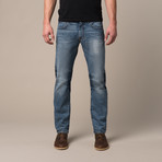 Sync Denim // St Guy Straight Fit Jeans // Med Wash (42WX32L)