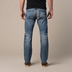 Sync Denim // St Guy Straight Fit Jeans // Med Wash (36WX32L)