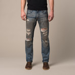 St Guy Straight Fit Jeans // Light Wash (42WX32L)
