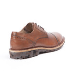 Vintage Foundry Co // Canadian Whiskey Leather Captoe Derby // Brown (US: 7)