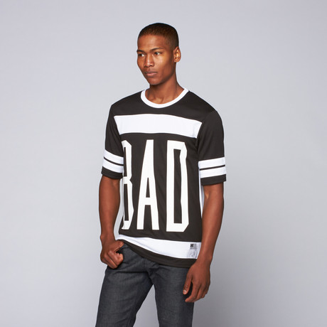 Bad Mesh Sport Tee // Black + White (S)