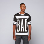 Bad Mesh Sport Tee // Black + White (M)