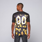 Baroque Soccer Jersey // Black + Gold (S)