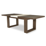 Tundra Dining Table + Extension (Chocolate)