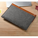 Felt Macbook Sleeve // Asymmetrical Flap (11" MacBook Air)