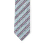 Cotton Skinny Tie // Pastel Striped