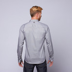 Joseph Slim Fit Shirt // Black + White (L)