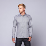 Joseph Slim Fit Shirt // Black + White (L)