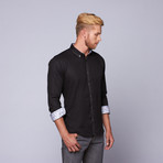 Kristopher Slim Fit Shirt // Black (M)