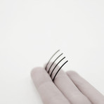 Line 03 // Oxidized Silver Earrings