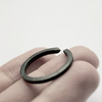 Two Close // Oxidized Silver Ring (Size 5)