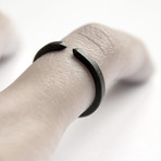 Two Close // Oxidized Silver Ring (Size 5)