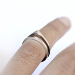 Paired // Silver Ring (Size 5)